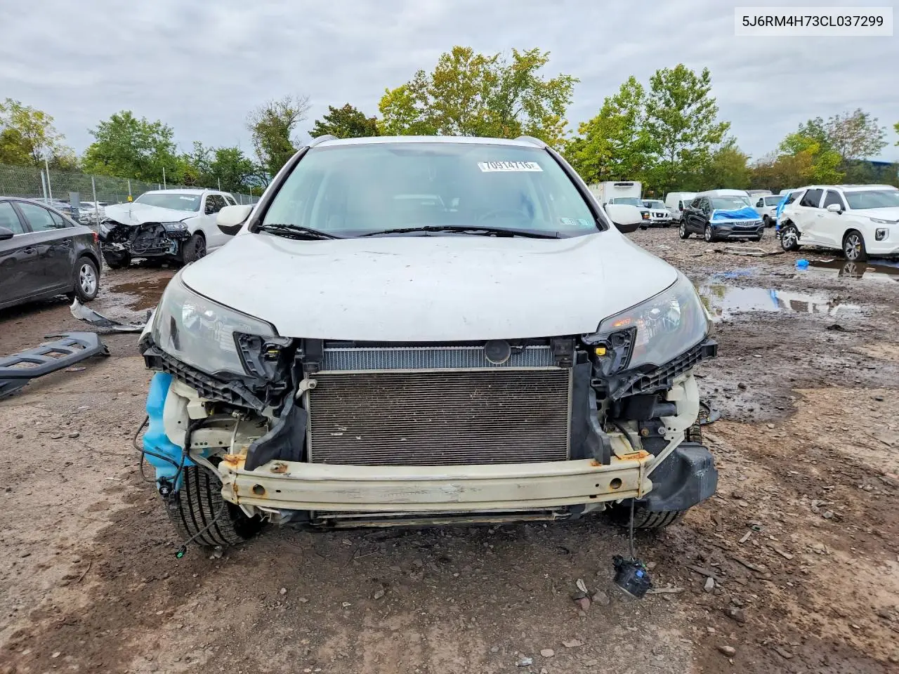 2012 HONDA CR-V VIN 5J6RM4H73CL037299 — фото 5