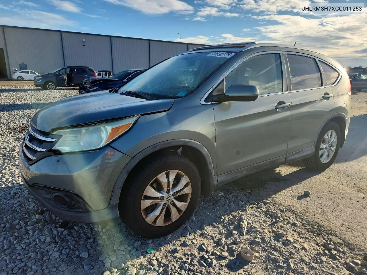 HONDA CR-V 2012, VIN JHLRM3H7XCC011253