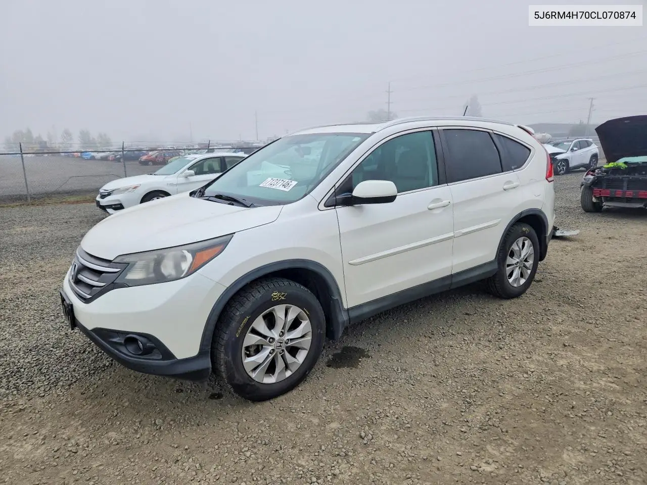 HONDA CR-V 2012, VIN 5J6RM4H70CL070874