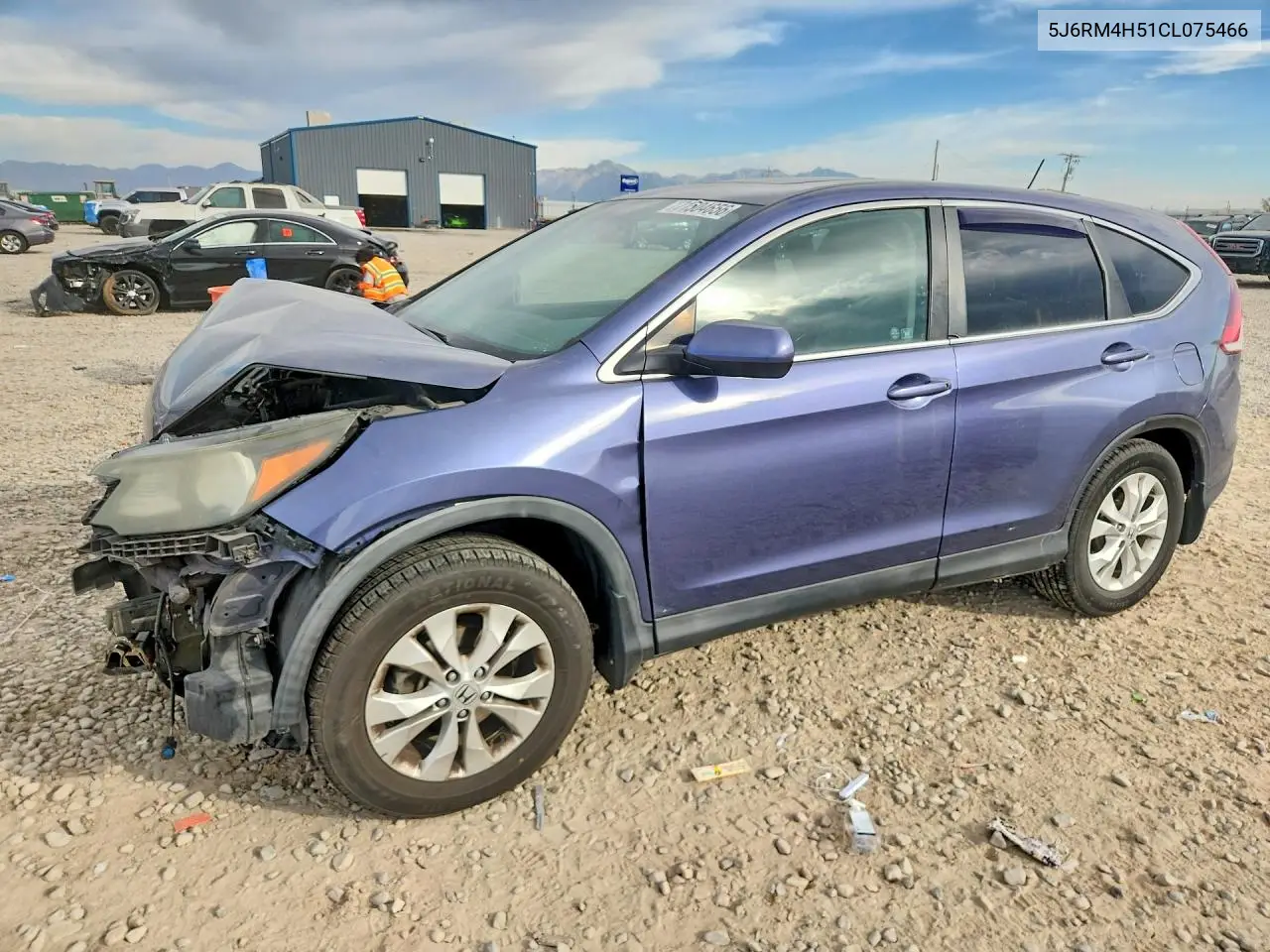HONDA CR-V 2012, VIN 5J6RM4H51CL075466