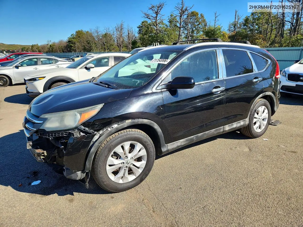 HONDA CR-V 2012, VIN 2HKRM4H72CH625107