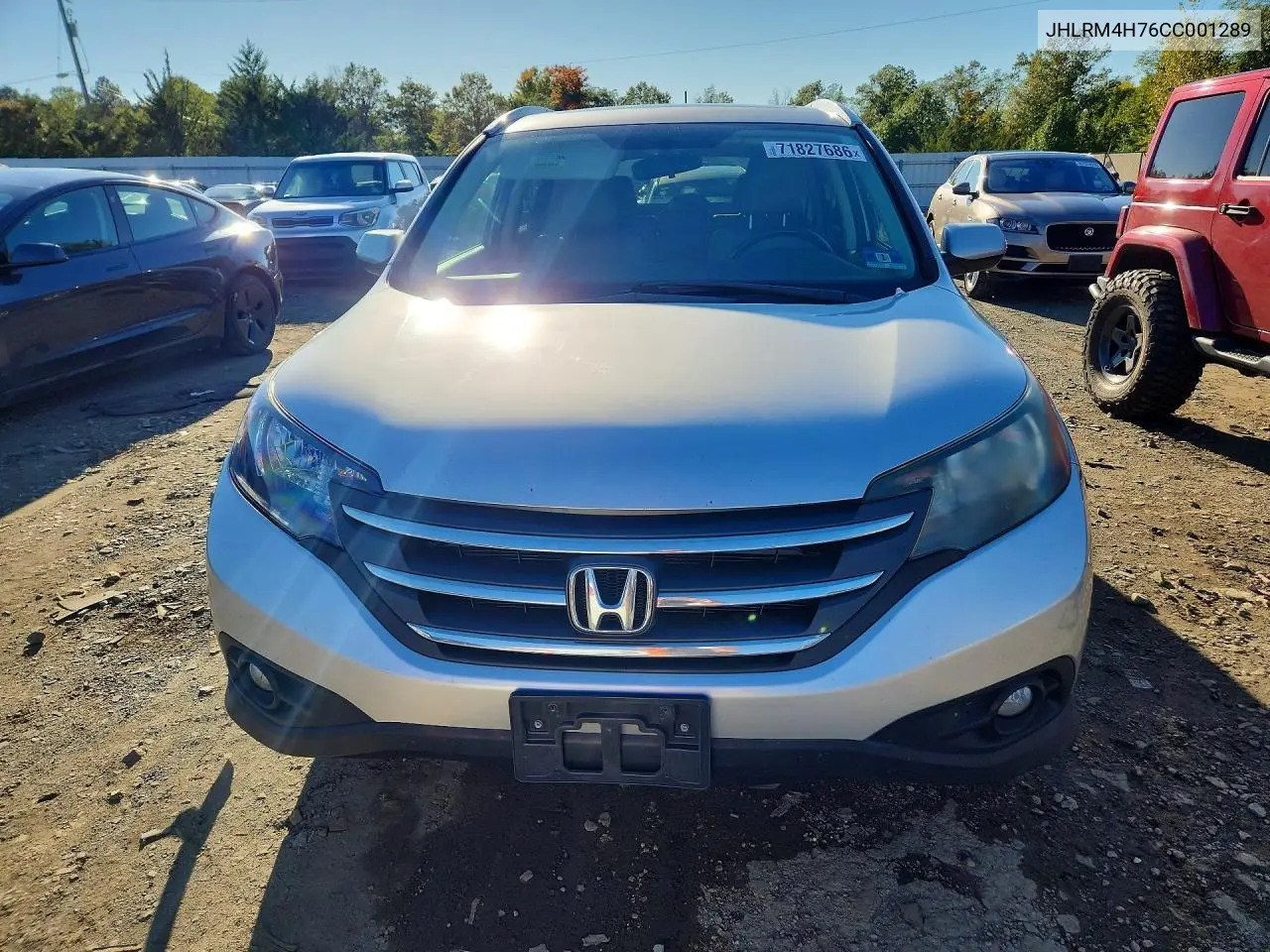 2012 HONDA CR-V VIN JHLRM4H76CC001289 — фото 5