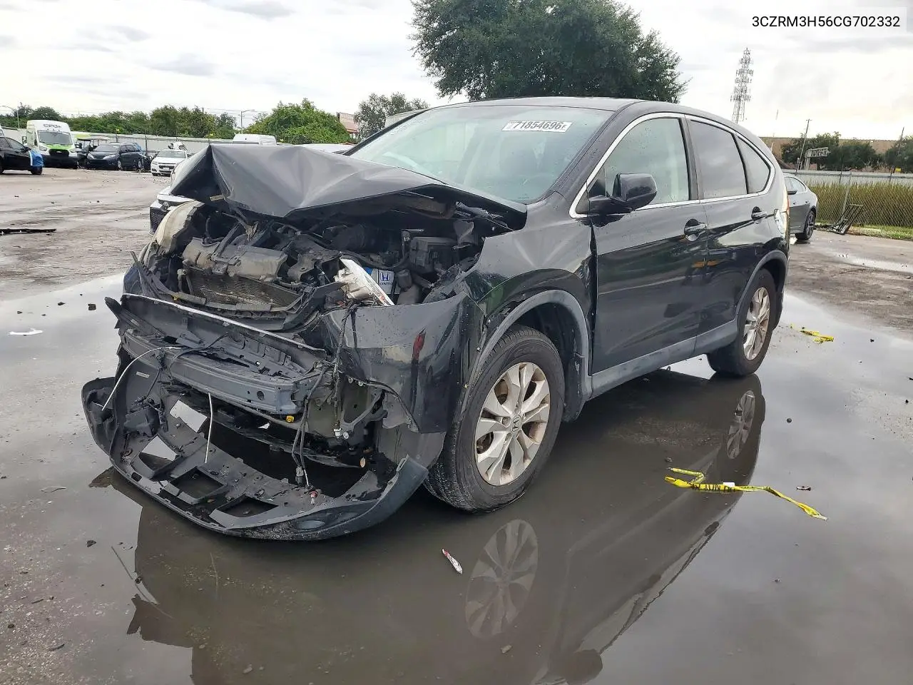 HONDA CR-V 2012, VIN 3CZRM3H56CG702332