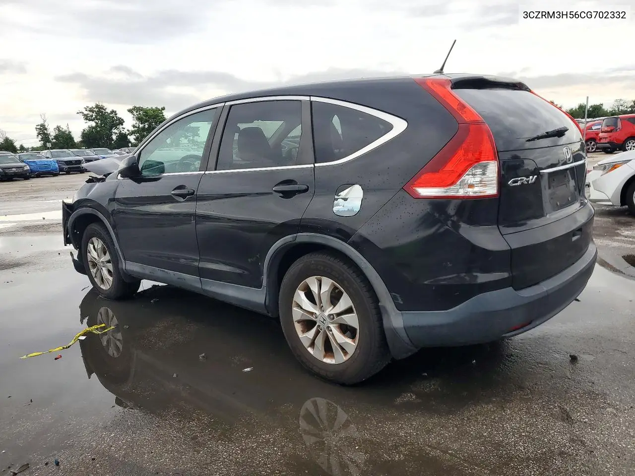 2012 HONDA CR-V VIN 3CZRM3H56CG702332 — фото 2