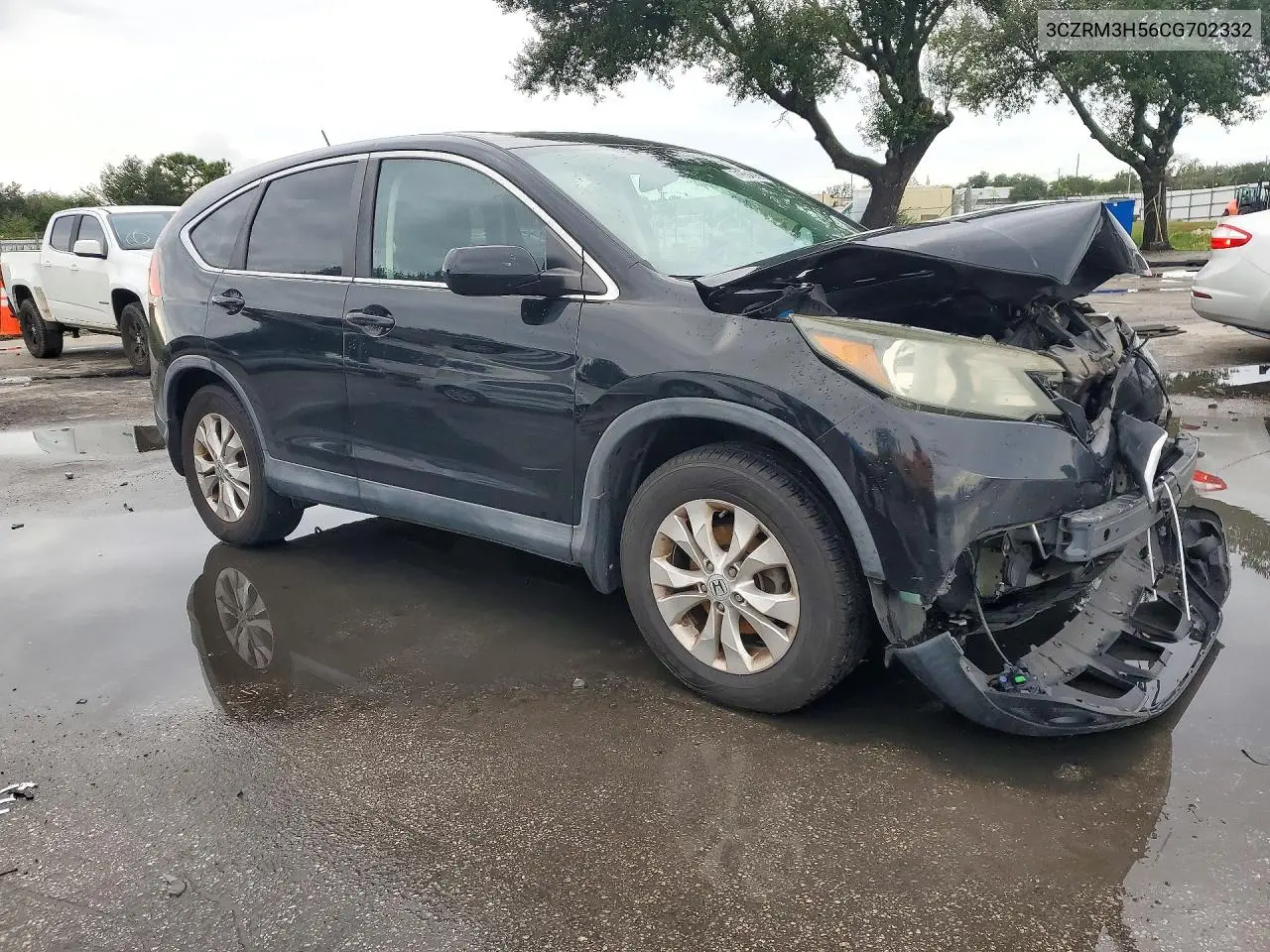 2012 HONDA CR-V VIN 3CZRM3H56CG702332 — фото 4