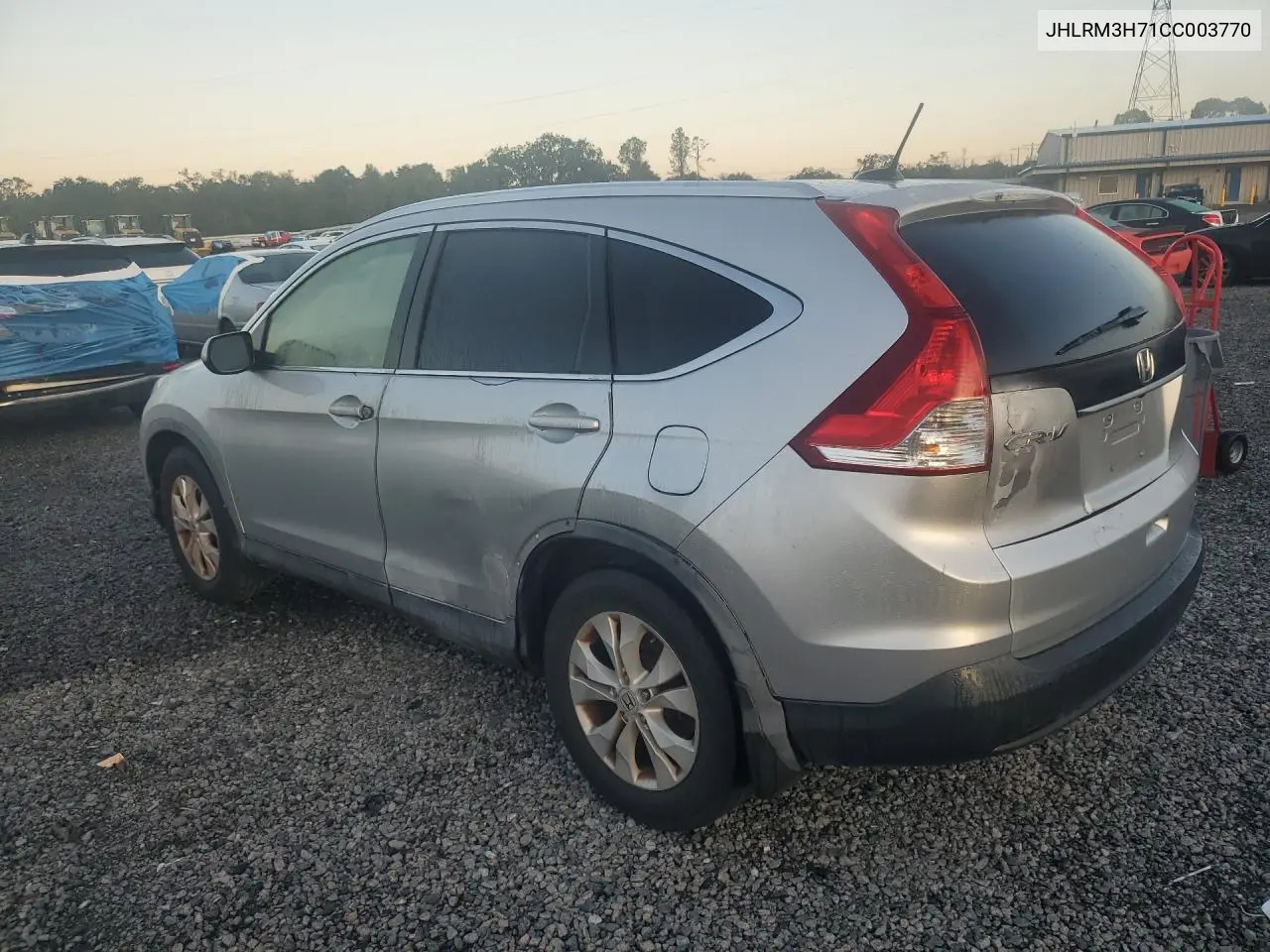 2012 HONDA CR-V VIN JHLRM3H71CC003770 — фото 2