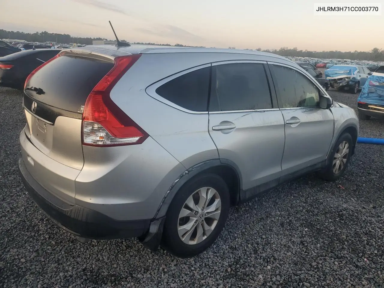 2012 HONDA CR-V VIN JHLRM3H71CC003770 — фото 3