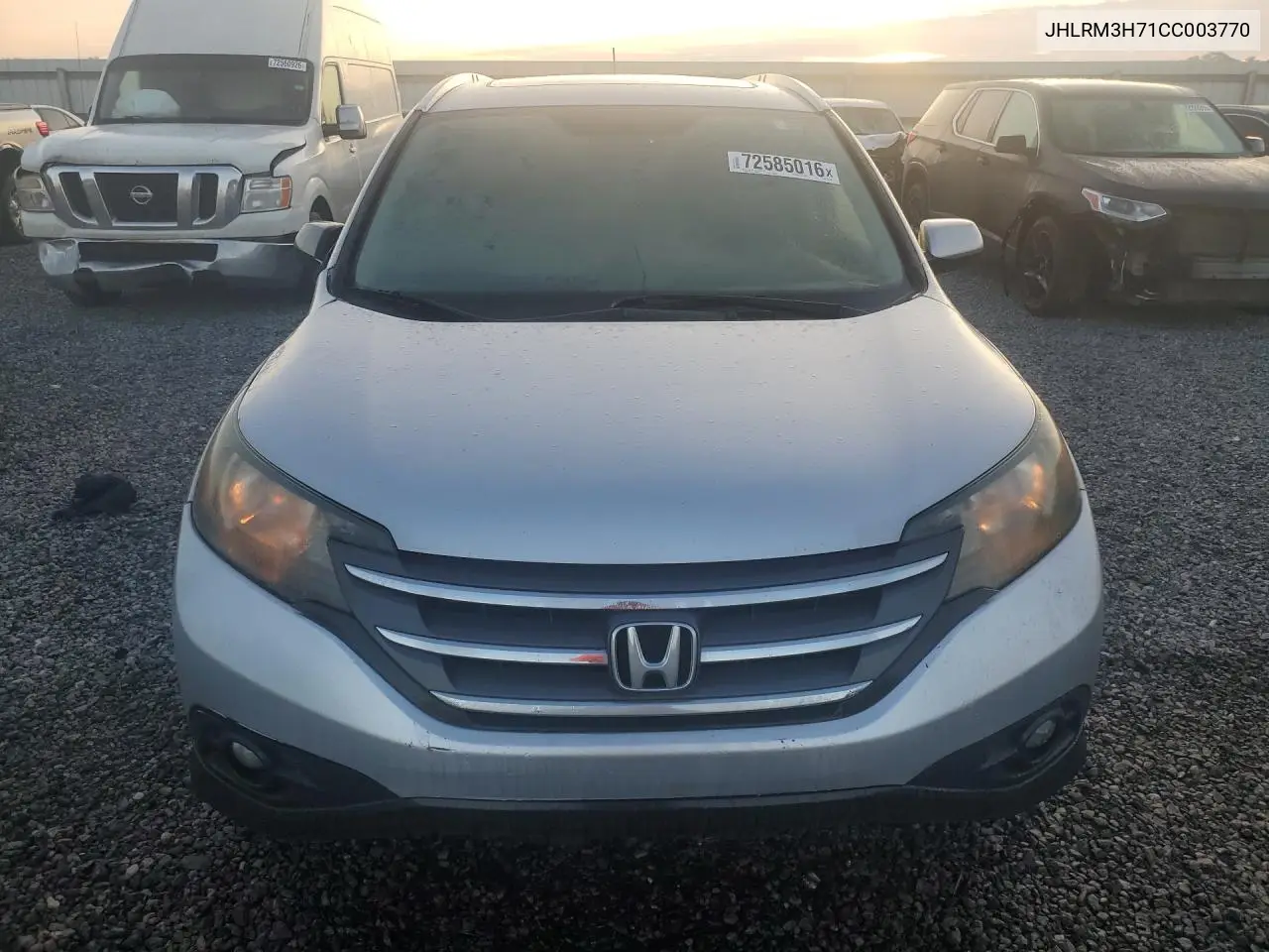 2012 HONDA CR-V VIN JHLRM3H71CC003770 — фото 5