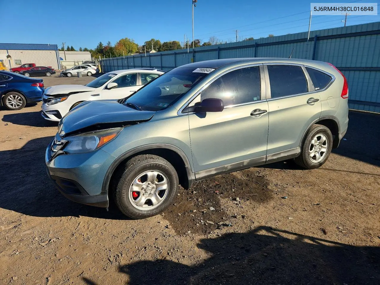 HONDA CR-V 2012, VIN 5J6RM4H38CL016848