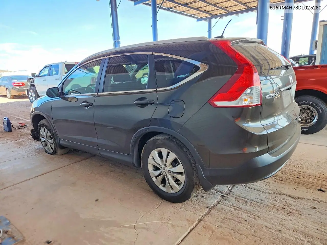 2013 HONDA CR-V VIN 5J6RM4H78DL025280 — фото 2