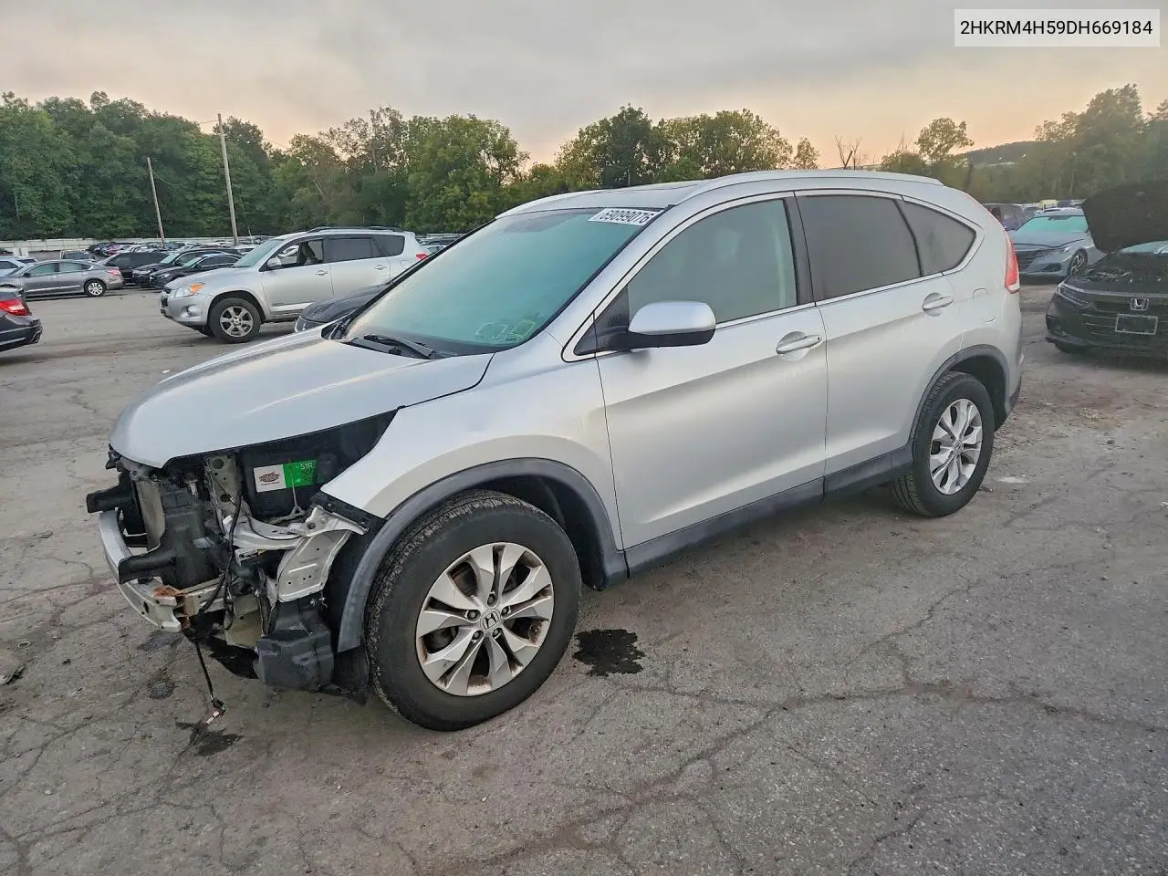 HONDA CR-V 2013, VIN 2HKRM4H59DH669184