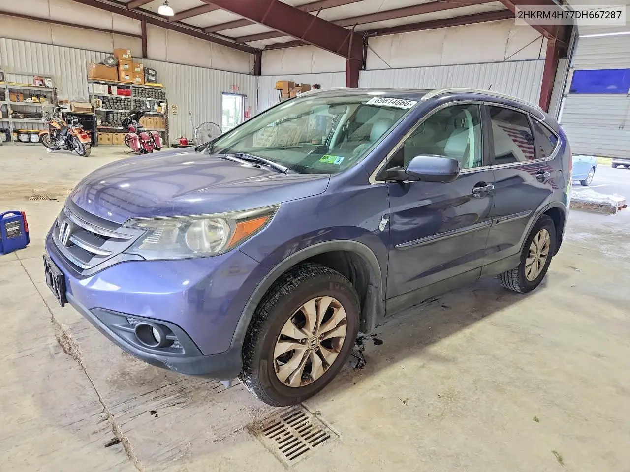 HONDA CR-V 2013, VIN 2HKRM4H77DH667287