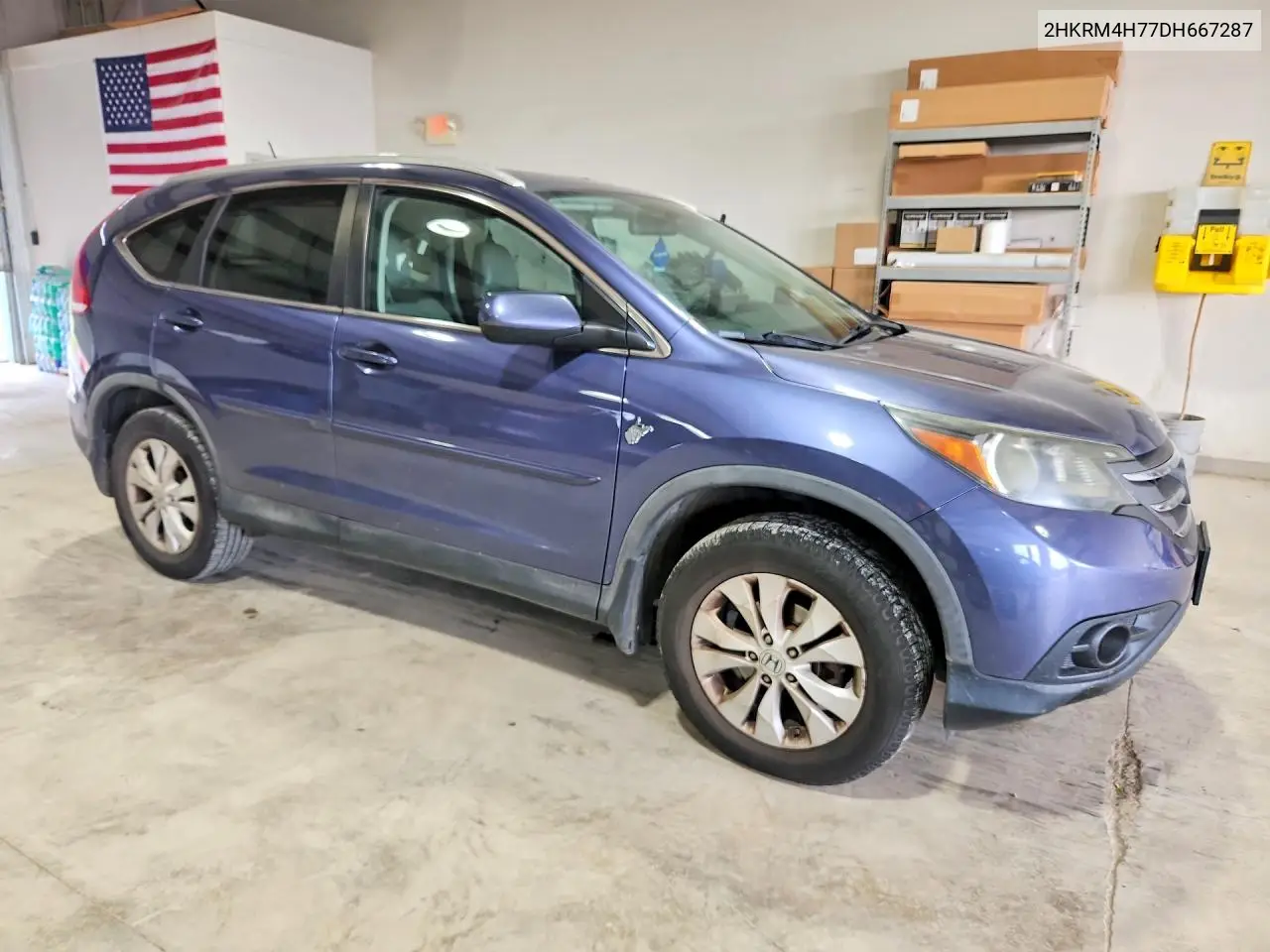2013 HONDA CR-V VIN 2HKRM4H77DH667287 — фото 4