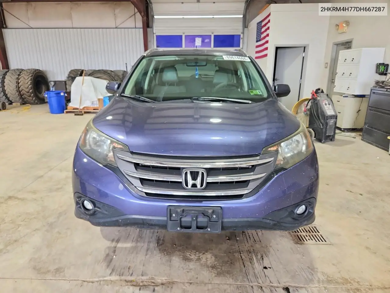 2013 HONDA CR-V VIN 2HKRM4H77DH667287 — фото 5
