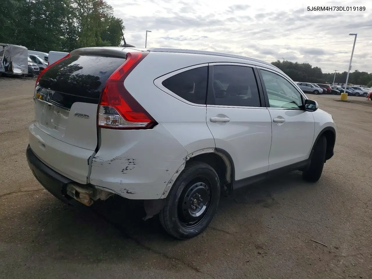 2013 HONDA CR-V VIN 5J6RM4H73DL019189 — фото 3