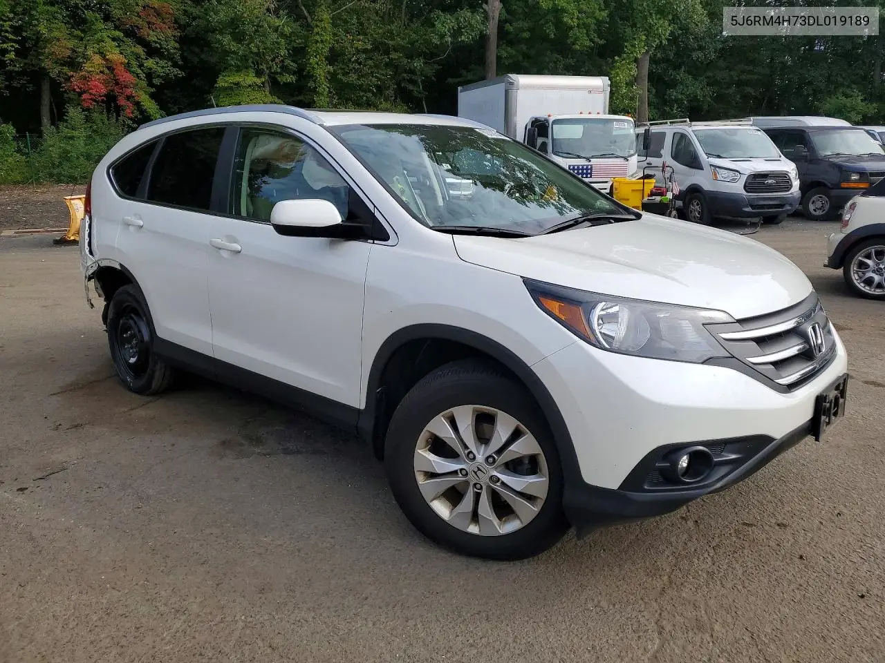 2013 HONDA CR-V VIN 5J6RM4H73DL019189 — фото 4