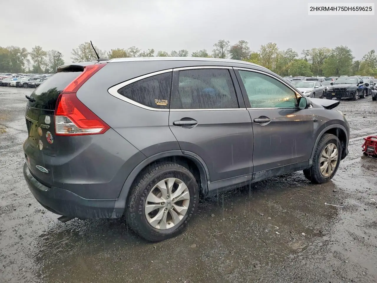 2013 HONDA CR-V VIN 2HKRM4H75DH659625 — фото 3