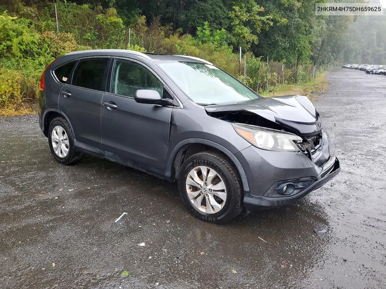 2013 HONDA CR-V VIN 2HKRM4H75DH659625 — фото 4