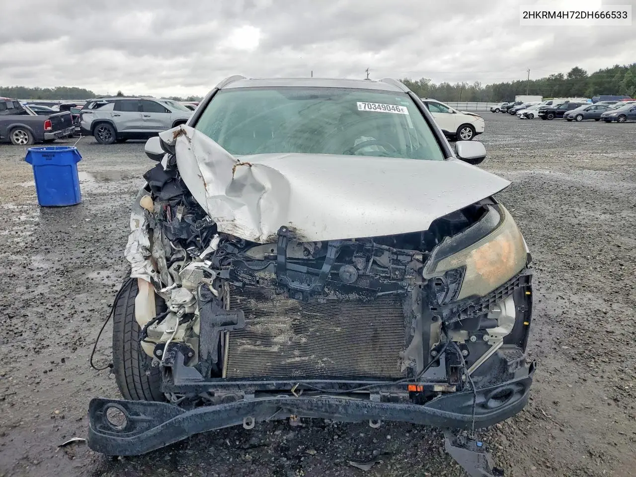 2013 HONDA CR-V VIN 2HKRM4H72DH666533 — фото 5