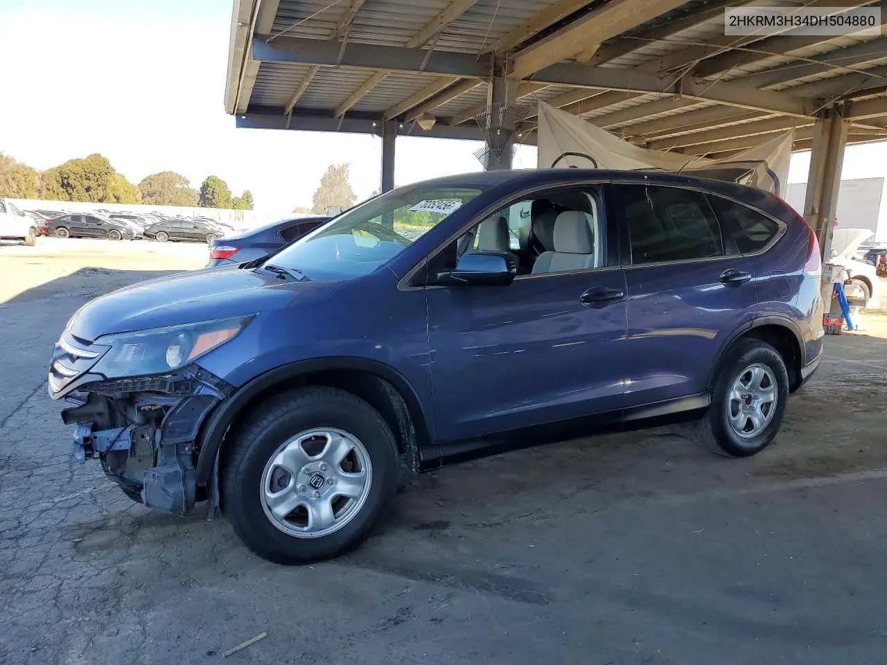 HONDA CR-V 2013, VIN 2HKRM3H34DH504880