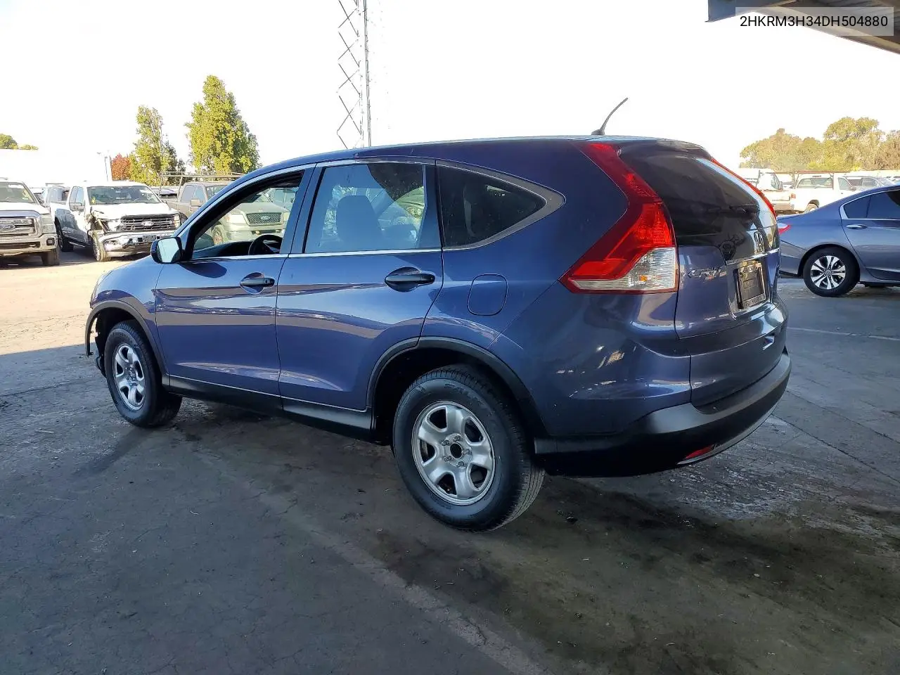 2013 HONDA CR-V VIN 2HKRM3H34DH504880 — фото 2