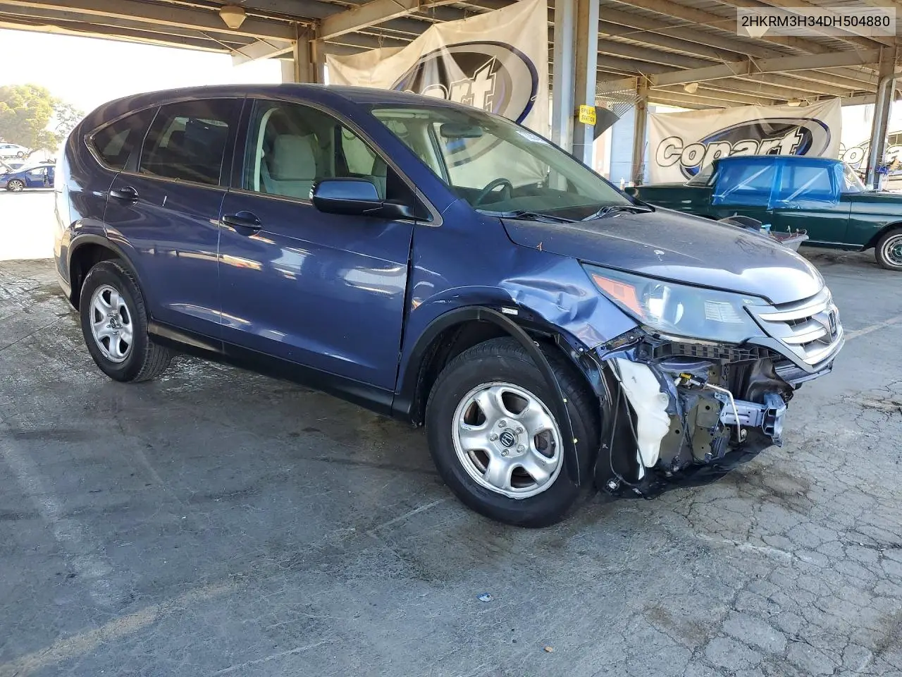 2013 HONDA CR-V VIN 2HKRM3H34DH504880 — фото 4