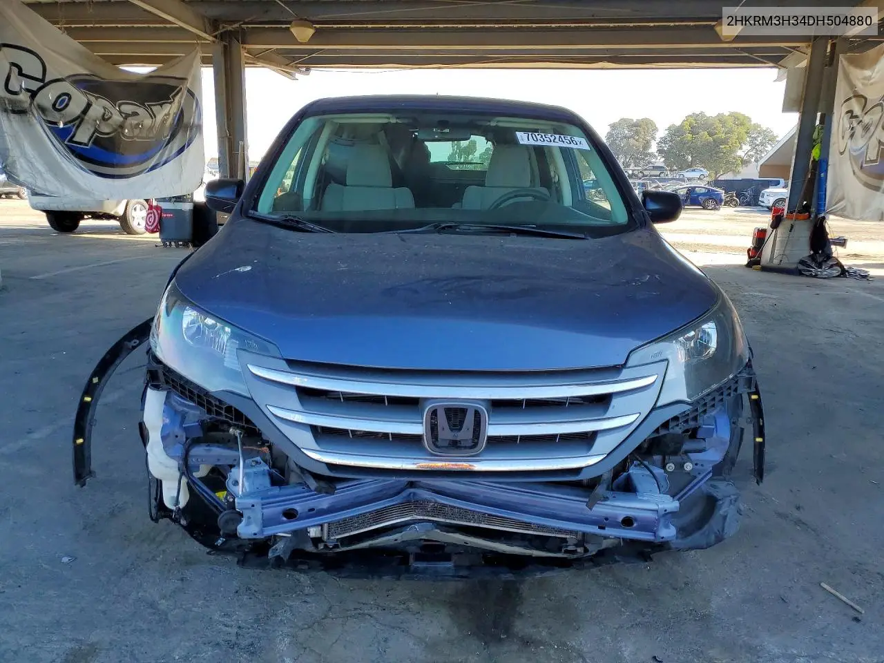 2013 HONDA CR-V VIN 2HKRM3H34DH504880 — фото 5