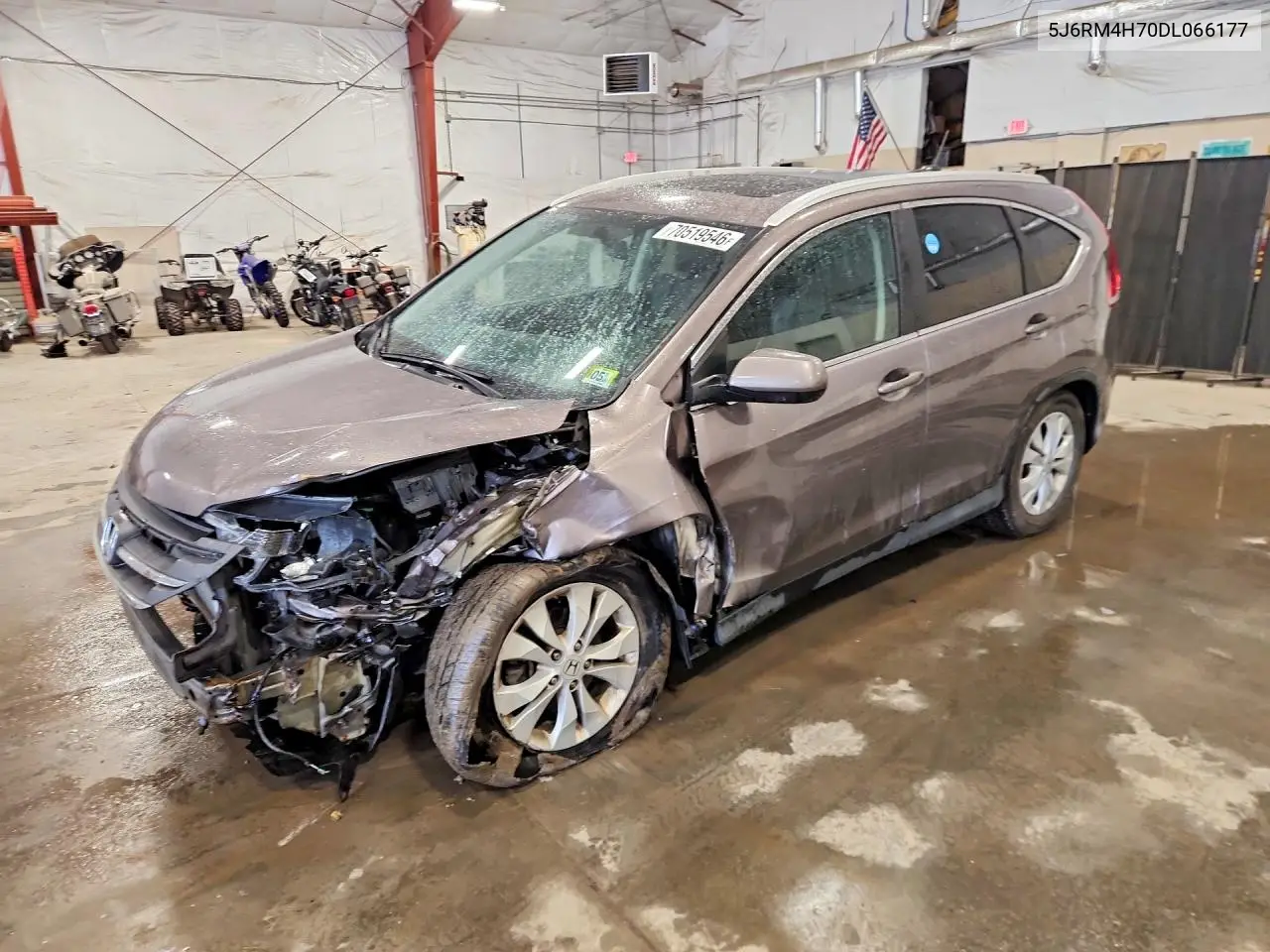 HONDA CR-V 2013, VIN 5J6RM4H70DL066177