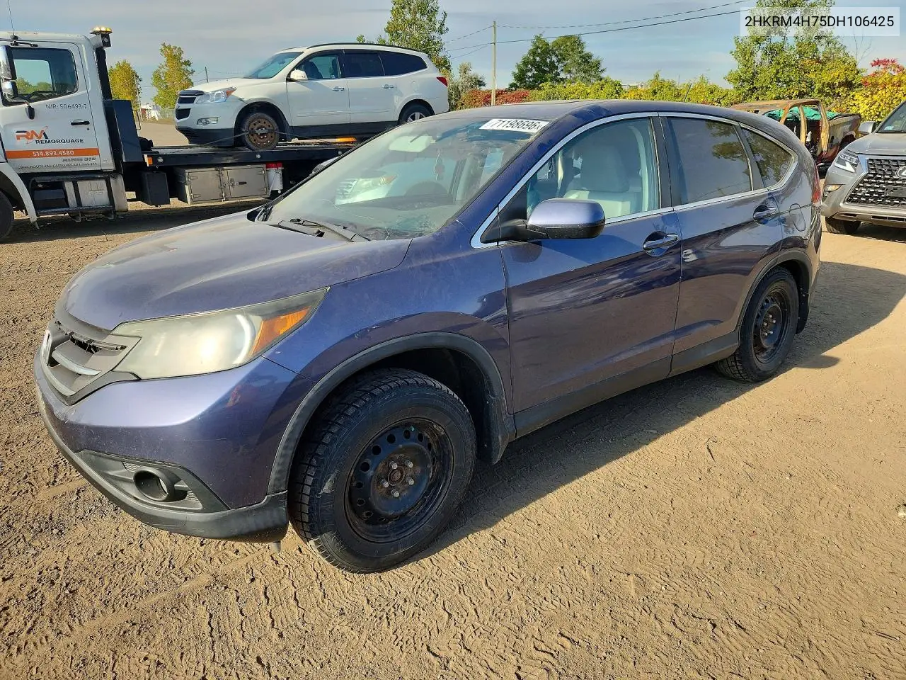 HONDA CR-V 2013, VIN 2HKRM4H75DH106425