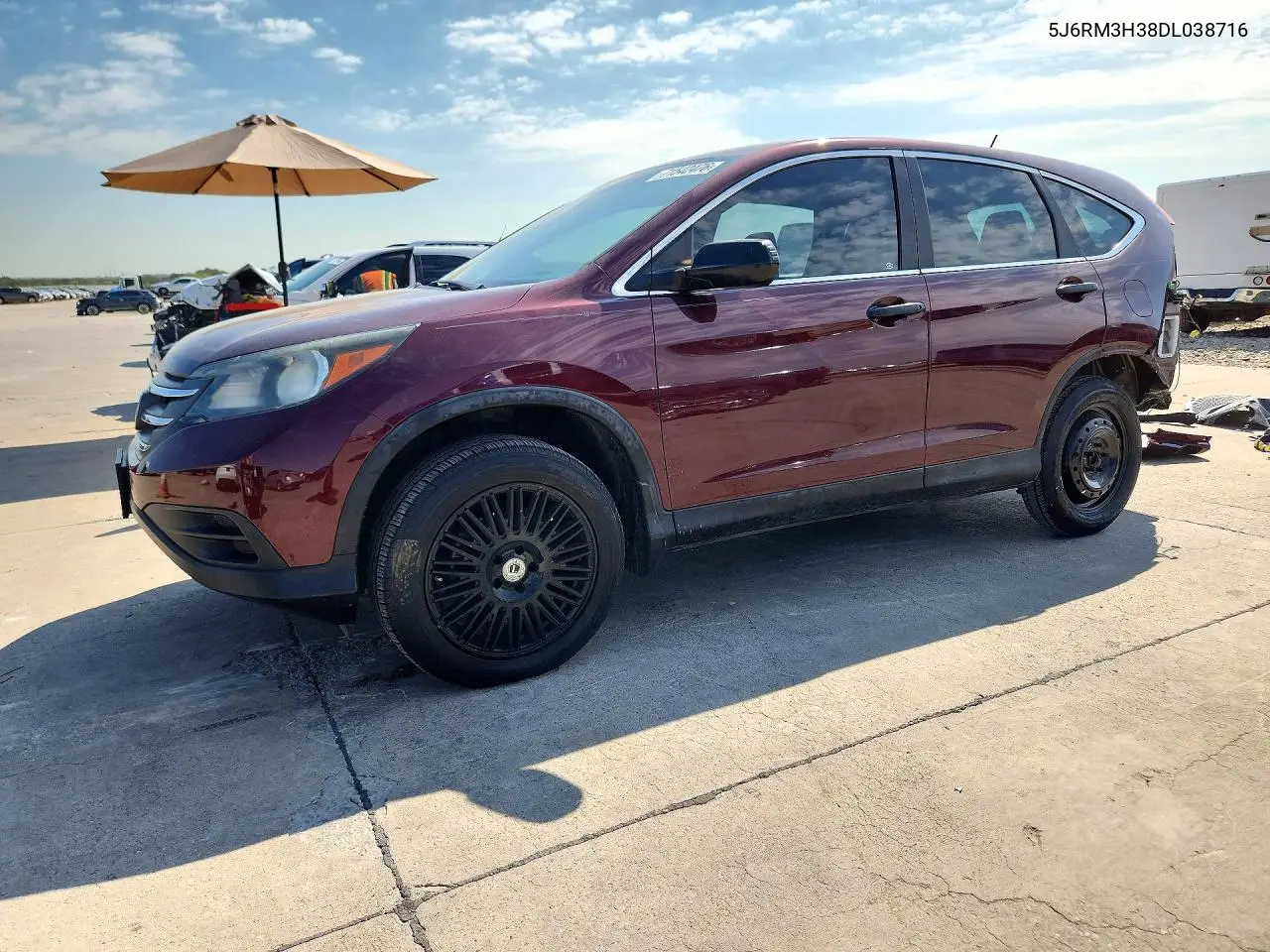HONDA CR-V 2013, VIN 5J6RM3H38DL038716