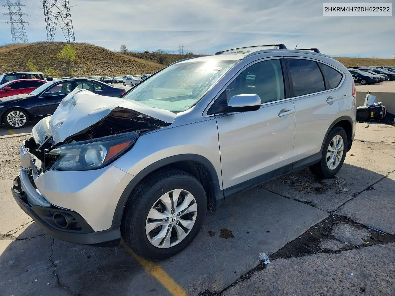 HONDA CR-V 2013, VIN 2HKRM4H72DH622922