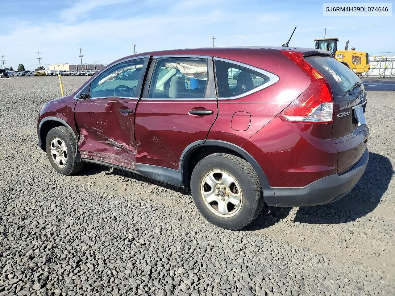 2013 HONDA CR-V VIN 5J6RM4H39DL074646 — фото 2