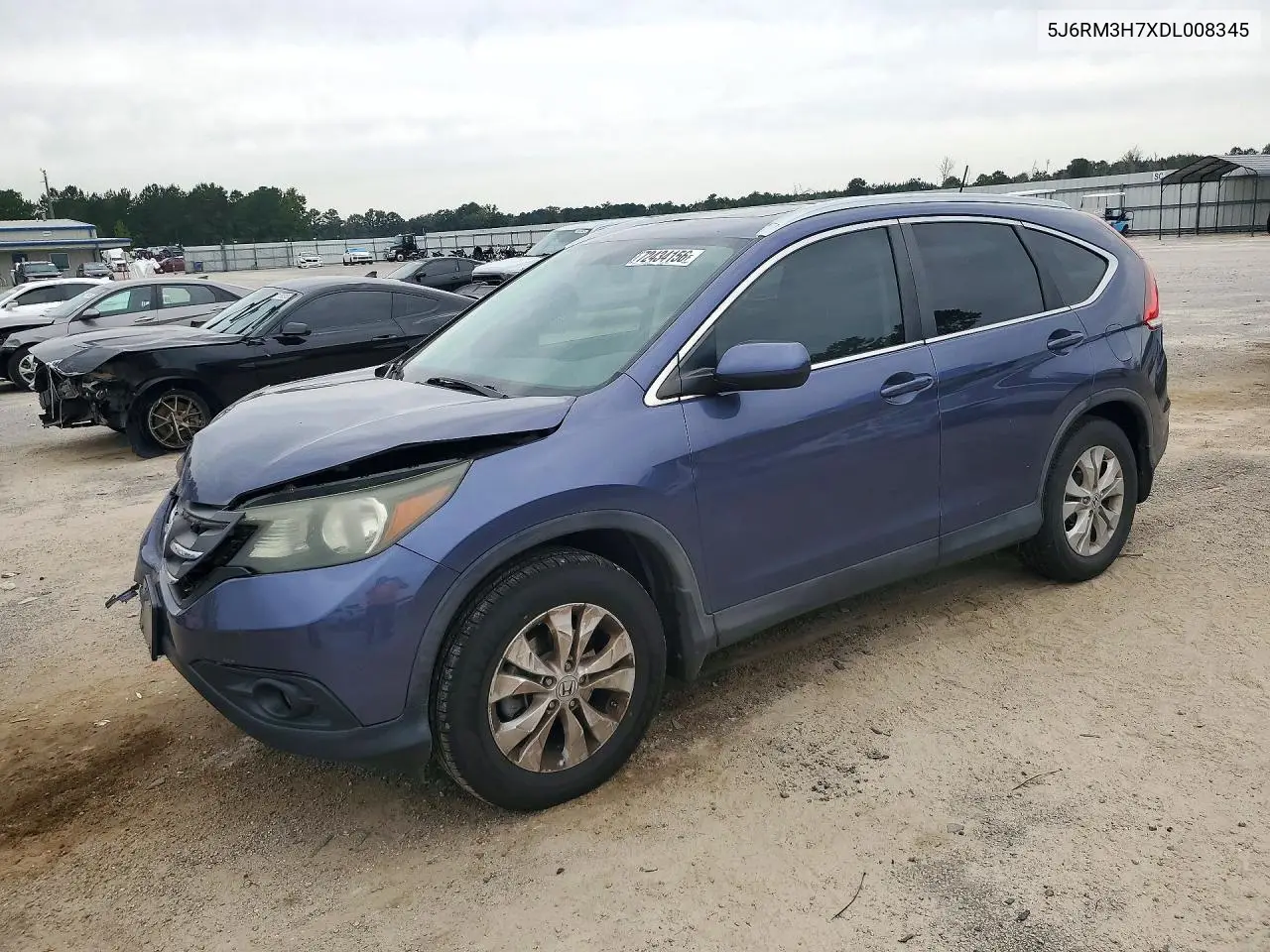 HONDA CR-V 2013, VIN 5J6RM3H7XDL008345