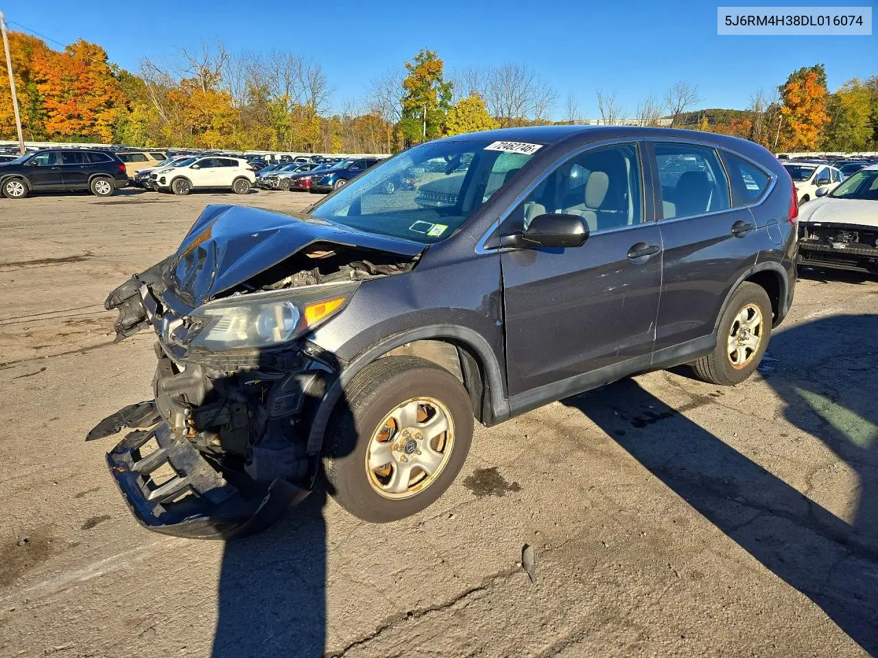HONDA CR-V 2013, VIN 5J6RM4H38DL016074