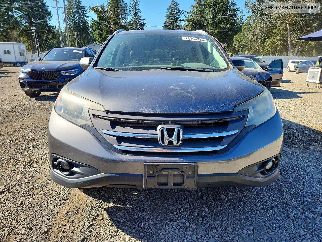 2013 HONDA CR-V VIN 2HKRM4H71DH634009 — фото 5
