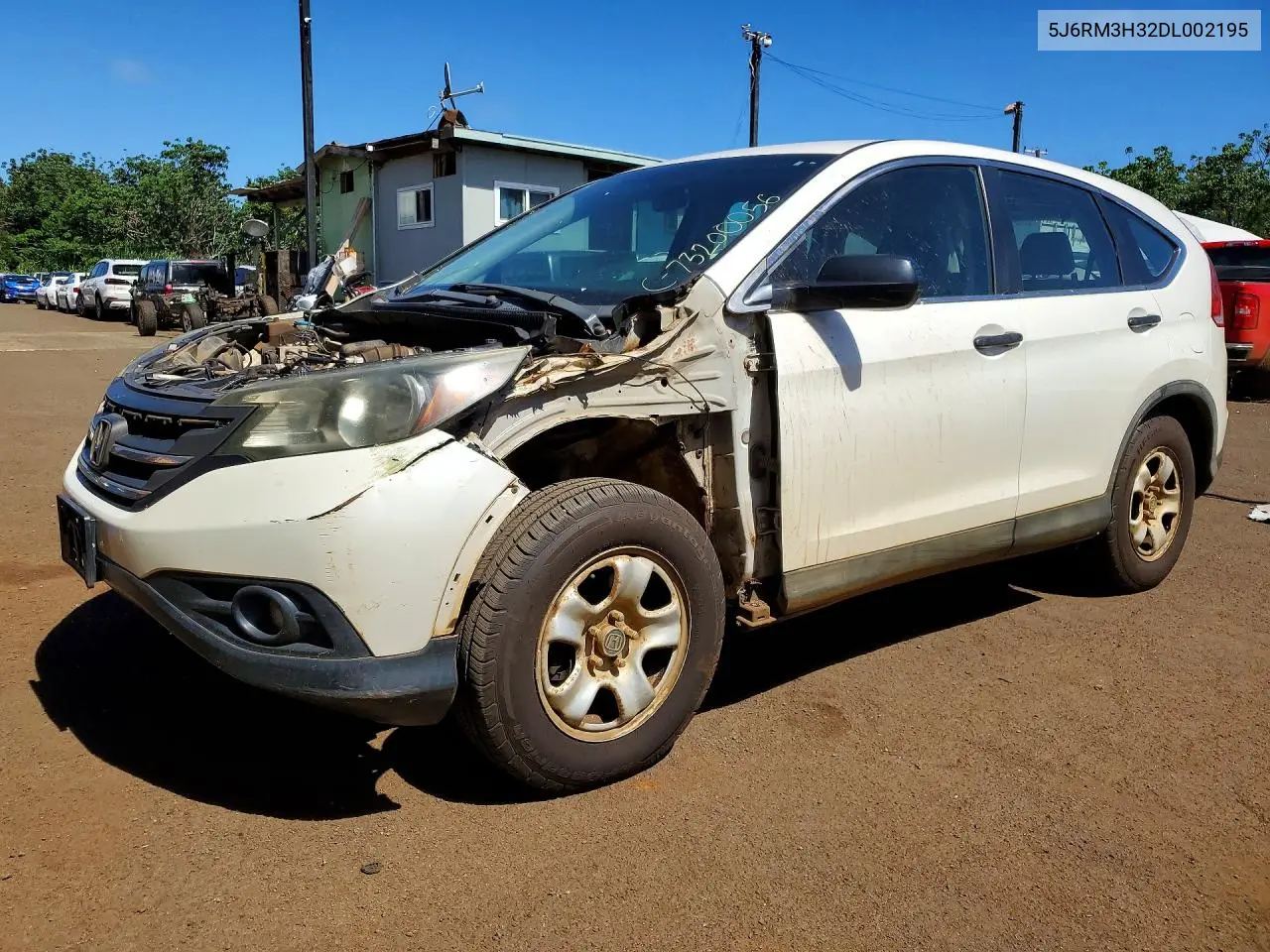 HONDA CR-V 2013, VIN 5J6RM3H32DL002195