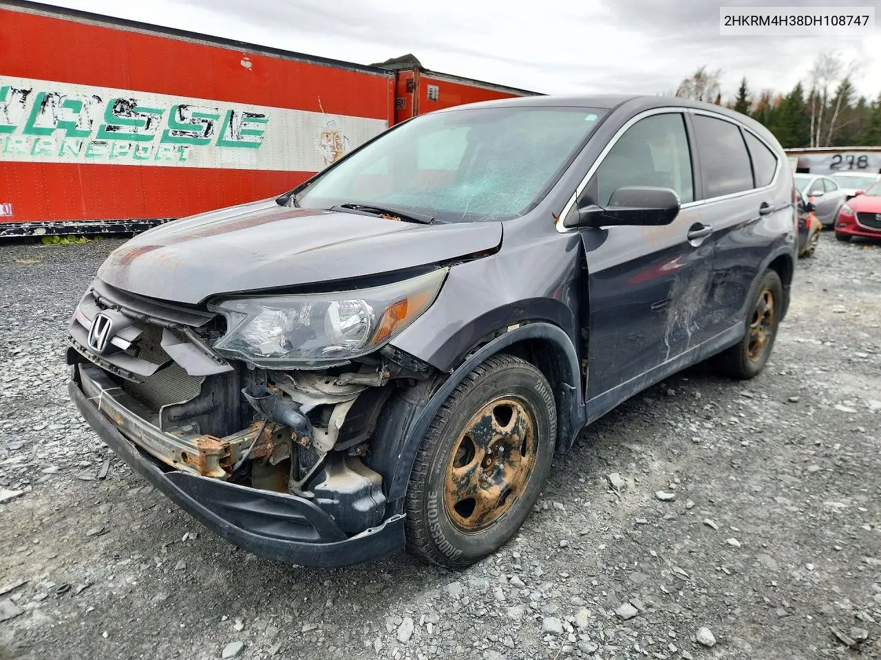 HONDA CR-V 2013, VIN 2HKRM4H38DH108747