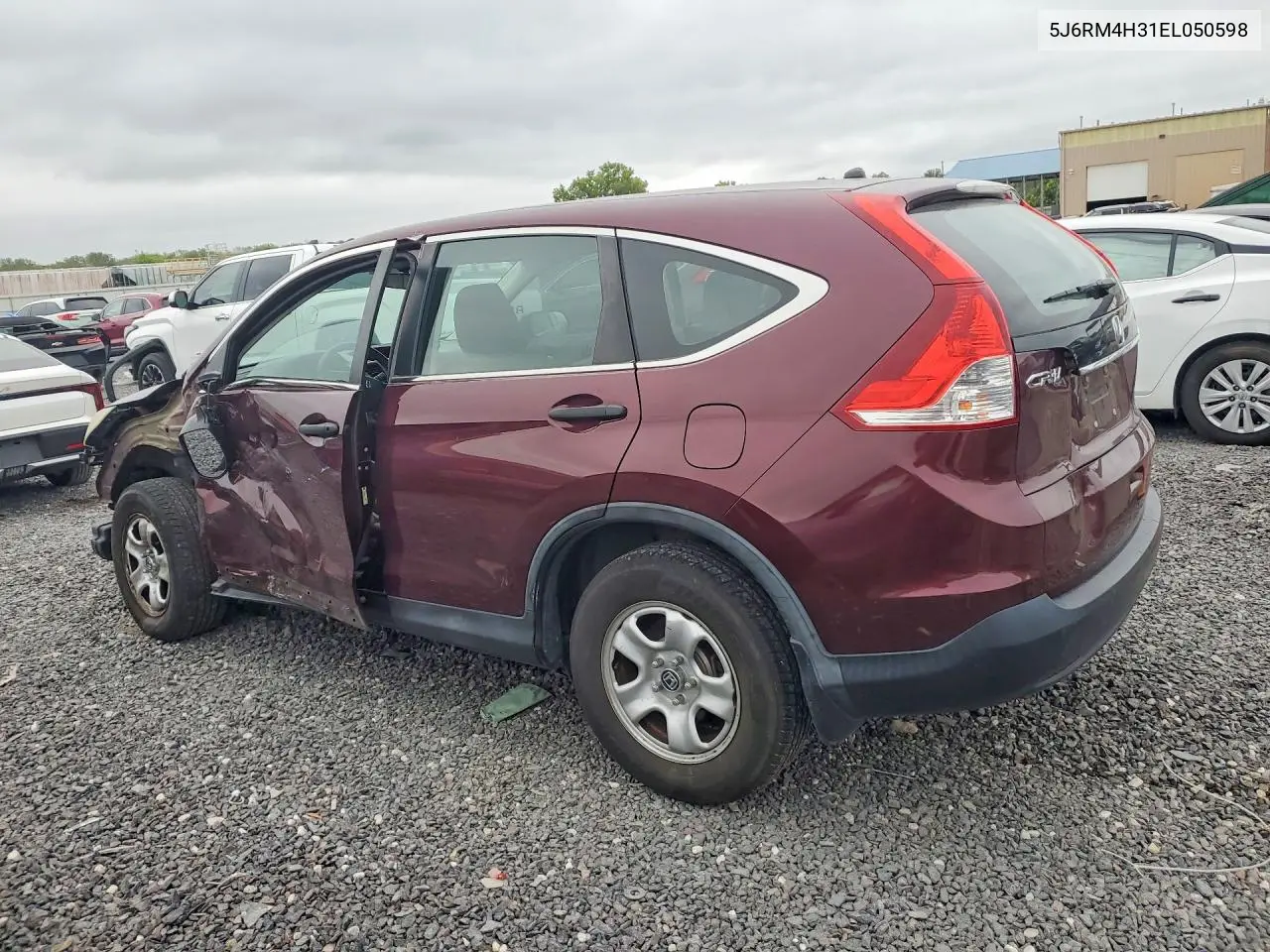 2014 HONDA CR-V VIN 5J6RM4H31EL050598 — фото 2