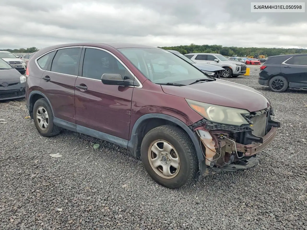 2014 HONDA CR-V VIN 5J6RM4H31EL050598 — фото 4