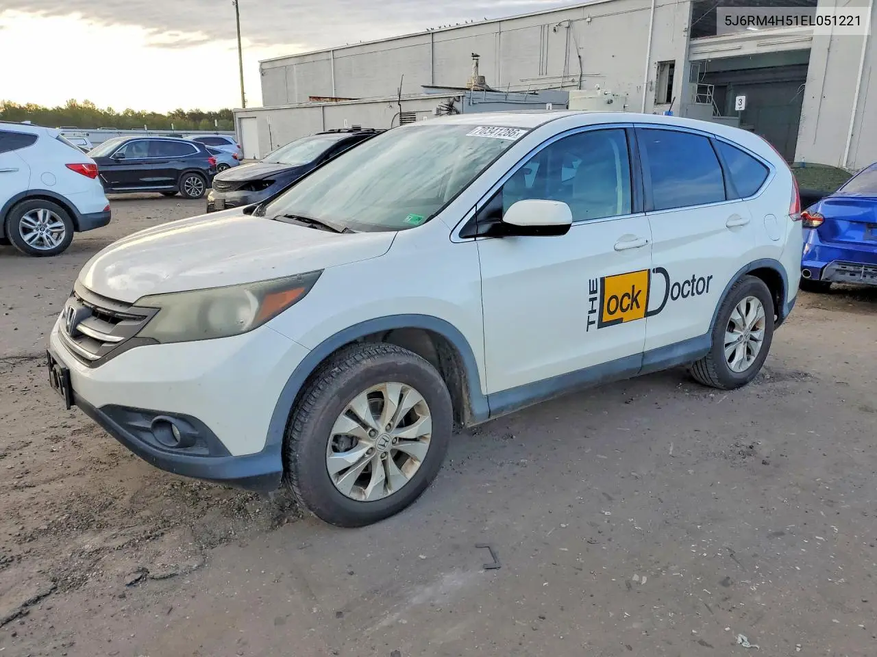 HONDA CR-V 2014, VIN 5J6RM4H51EL051221