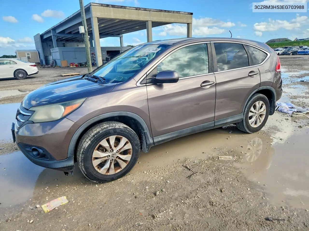 HONDA CR-V 2014, VIN 3CZRM3H53EG703988