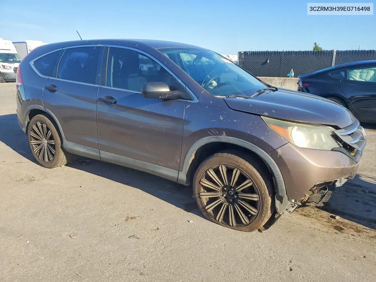 2014 HONDA CR-V VIN 3CZRM3H39EG716498 — фото 4