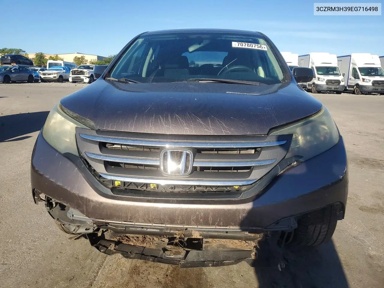 2014 HONDA CR-V VIN 3CZRM3H39EG716498 — фото 5