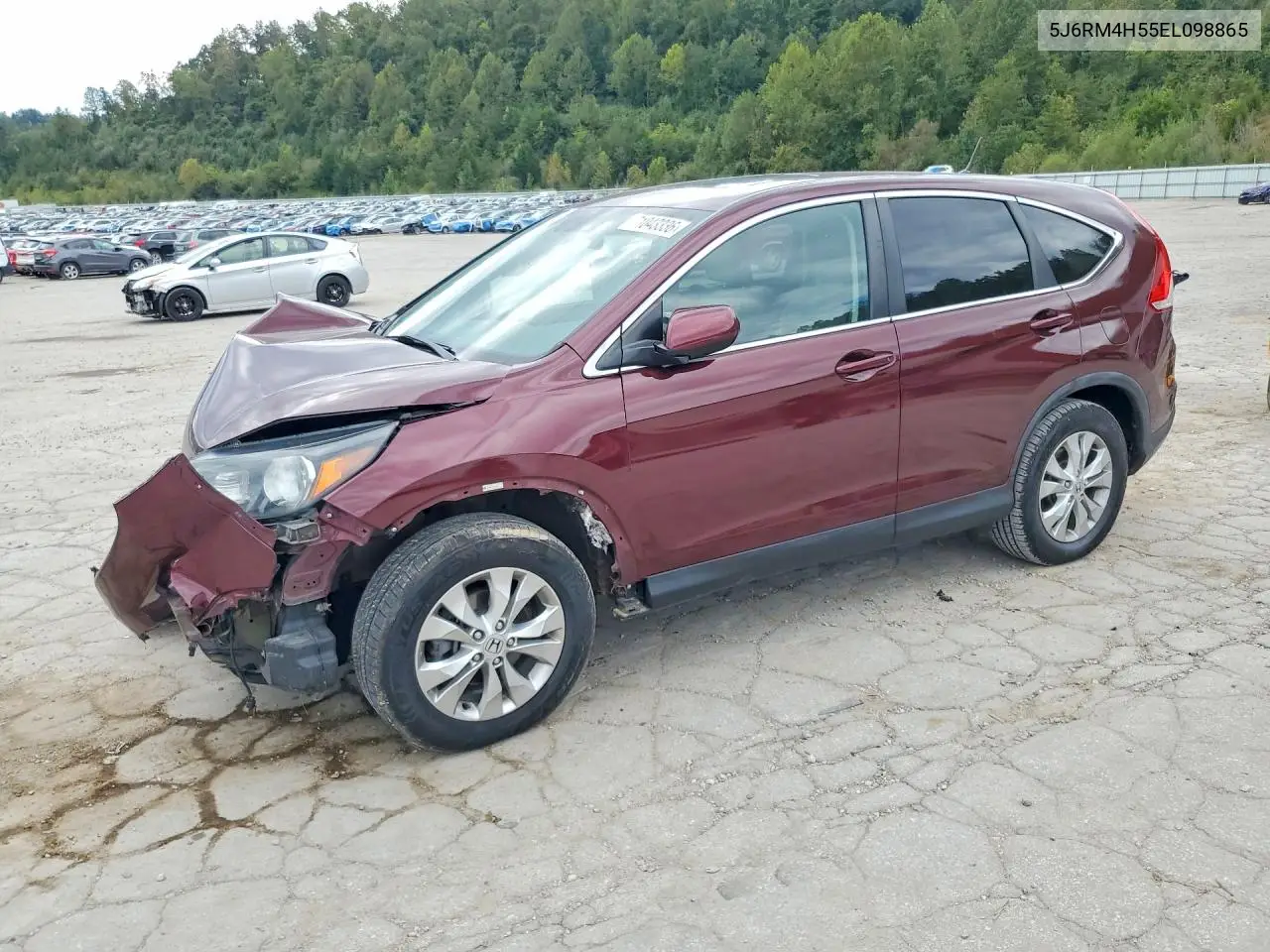 HONDA CR-V 2014, VIN 5J6RM4H55EL098865