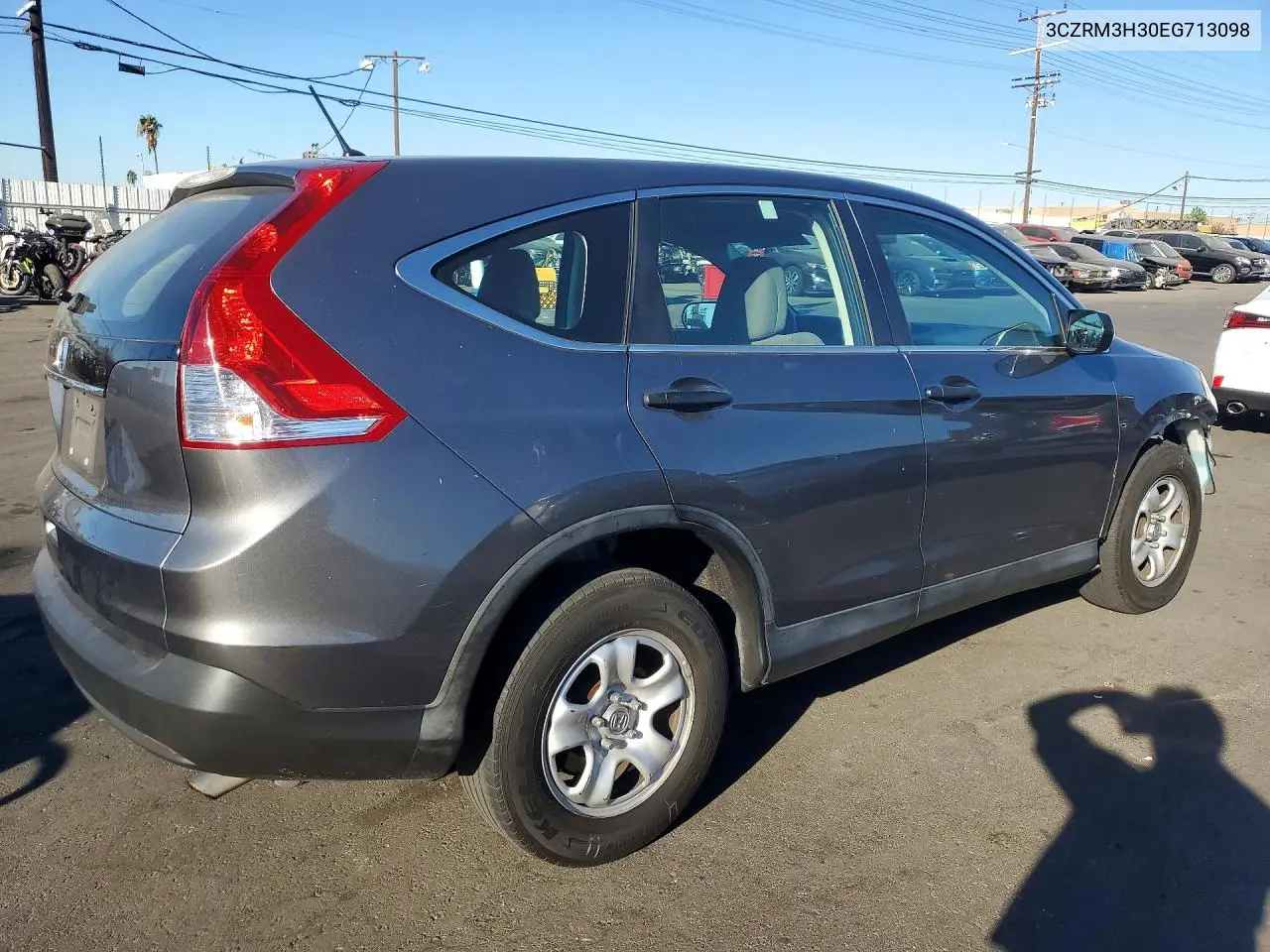 2014 HONDA CR-V VIN 3CZRM3H30EG713098 — фото 3