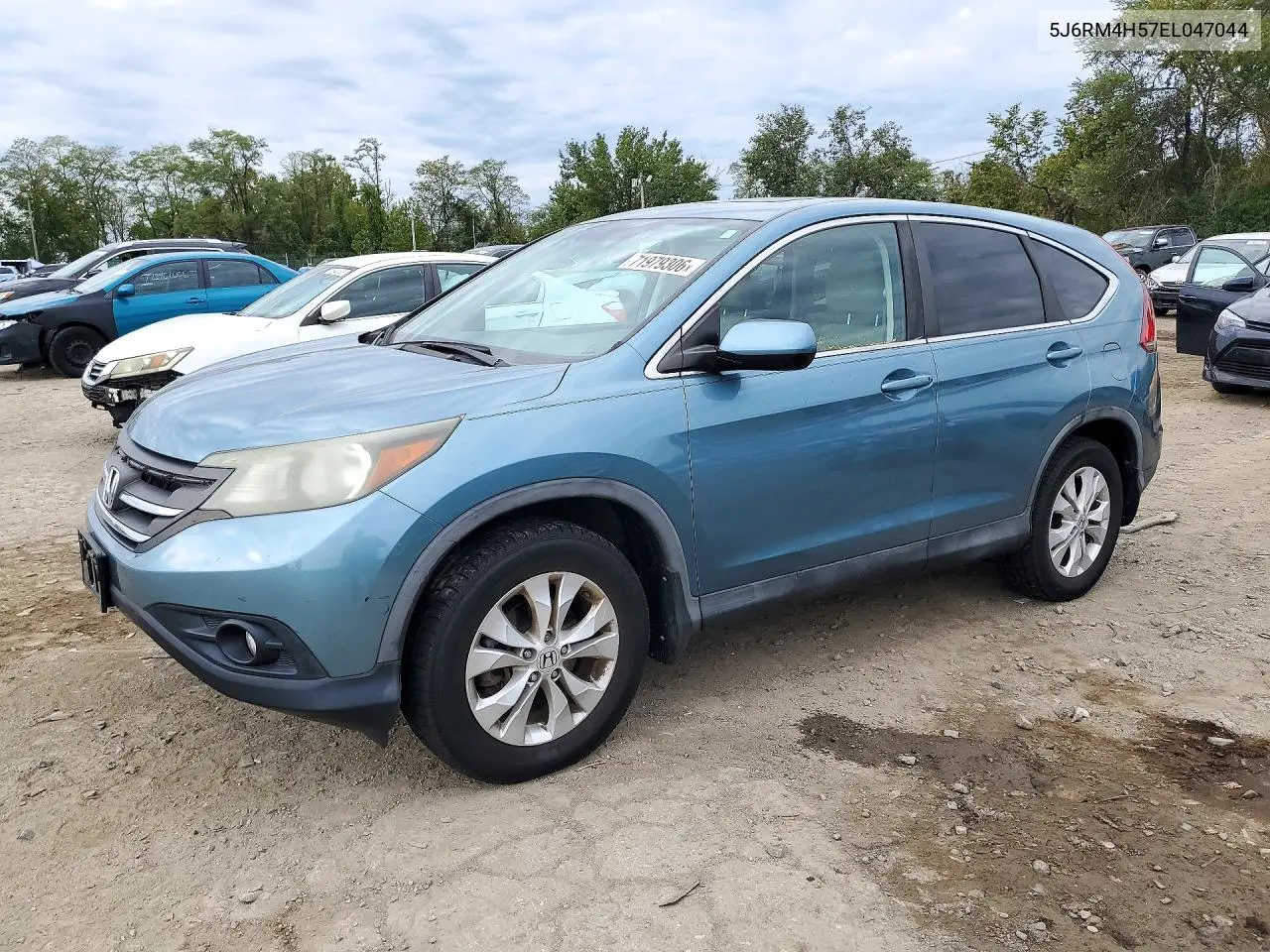 HONDA CR-V 2014, VIN 5J6RM4H57EL047044