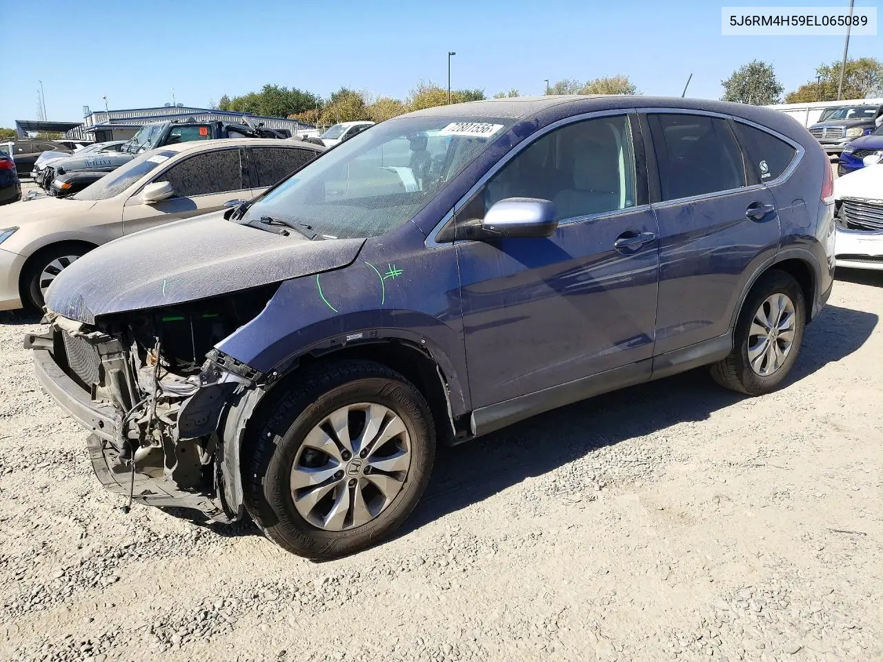 HONDA CR-V 2014, VIN 5J6RM4H59EL065089