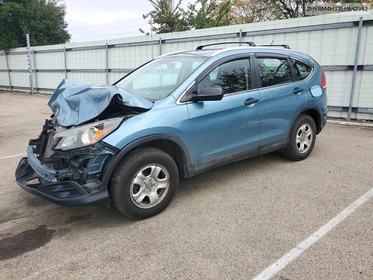 HONDA CR-V 2014, VIN 2HKRM4H33EH642952