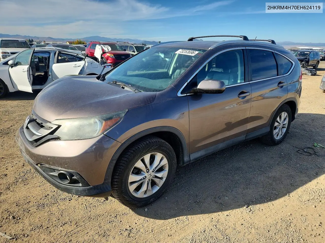 HONDA CR-V 2014, VIN 2HKRM4H70EH624119
