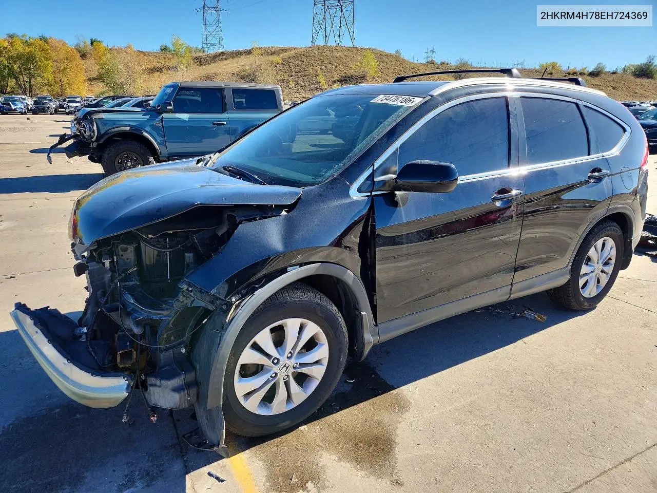 HONDA CR-V 2014, VIN 2HKRM4H78EH724369